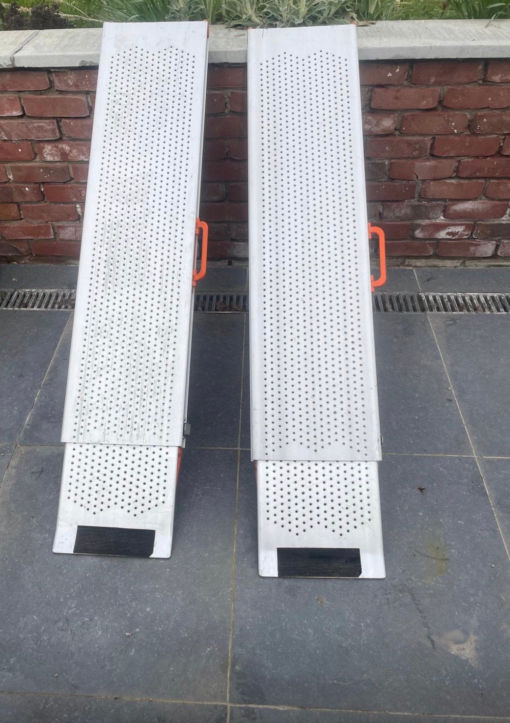 Paires de rampes en alu, Divers, Enlèvement, Pliant, Comme neuf, Fauteuil roulant électrique