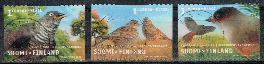 Postzegels uit Finland - K 6084 - vogels, Ophalen of Verzenden, Finland, Gestempeld