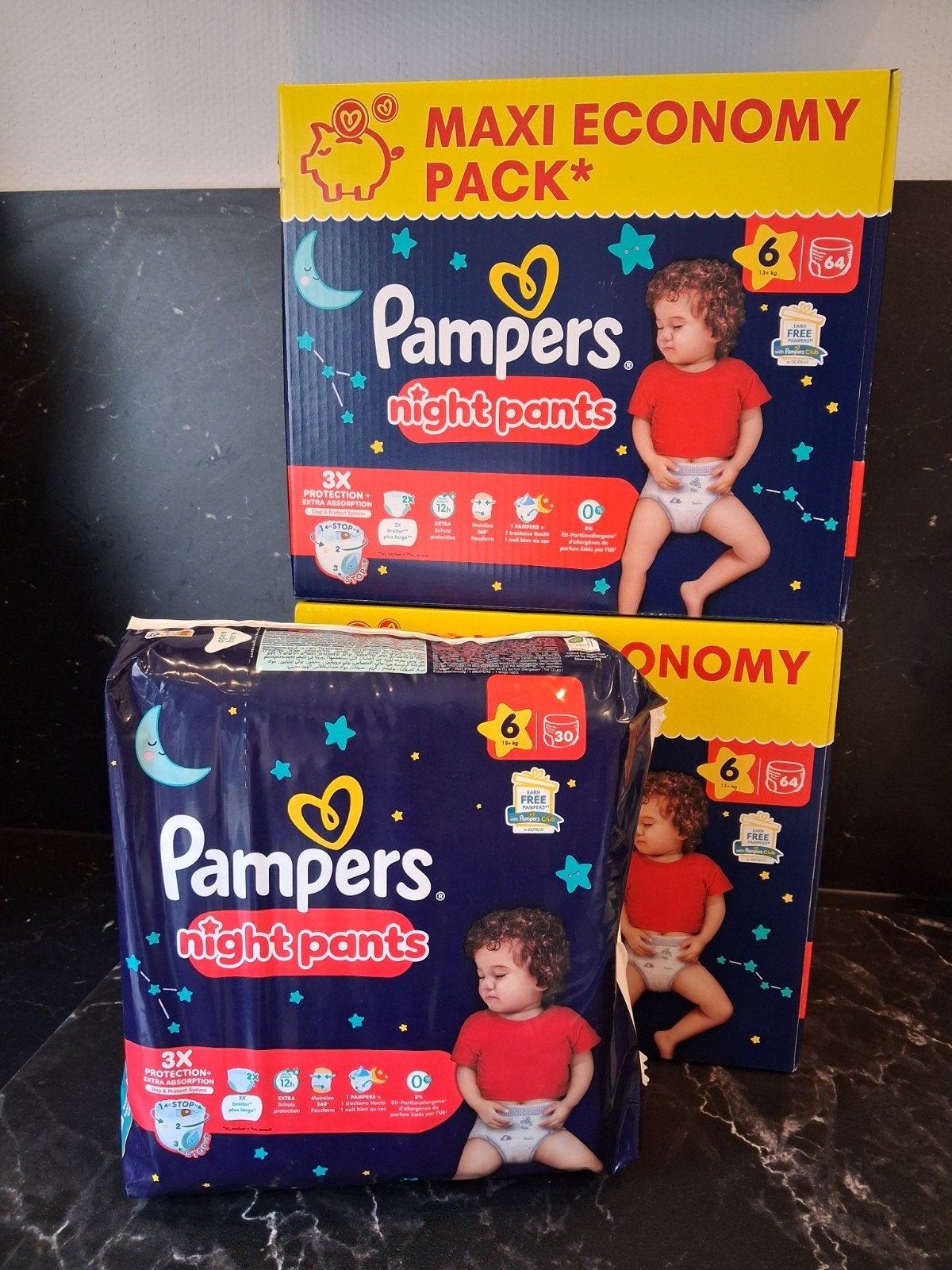 Pampers night pants maat 6, Ophalen
