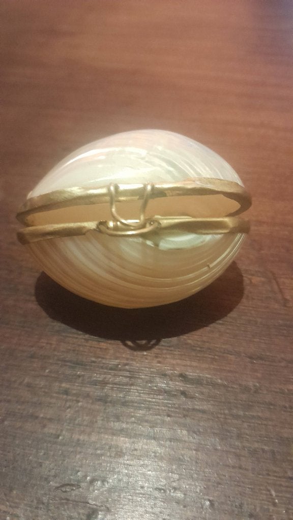 Vintage parelmoeren doosje., Handtassen en Accessoires, Overige Accessoires, Ophalen of Verzenden, Zo goed als nieuw