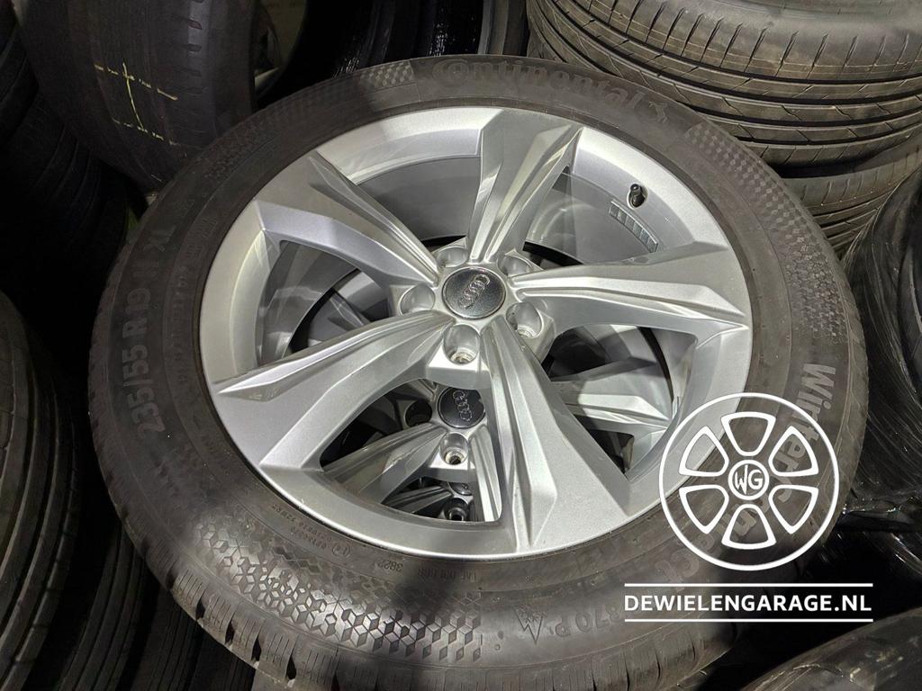 NIEUW 19 inch Audi Q5 Velgen + Winterbanden Continental 5x11, Autos : Pièces & Accessoires, Pneus & Jantes, Pneus et Jantes, Pneus hiver