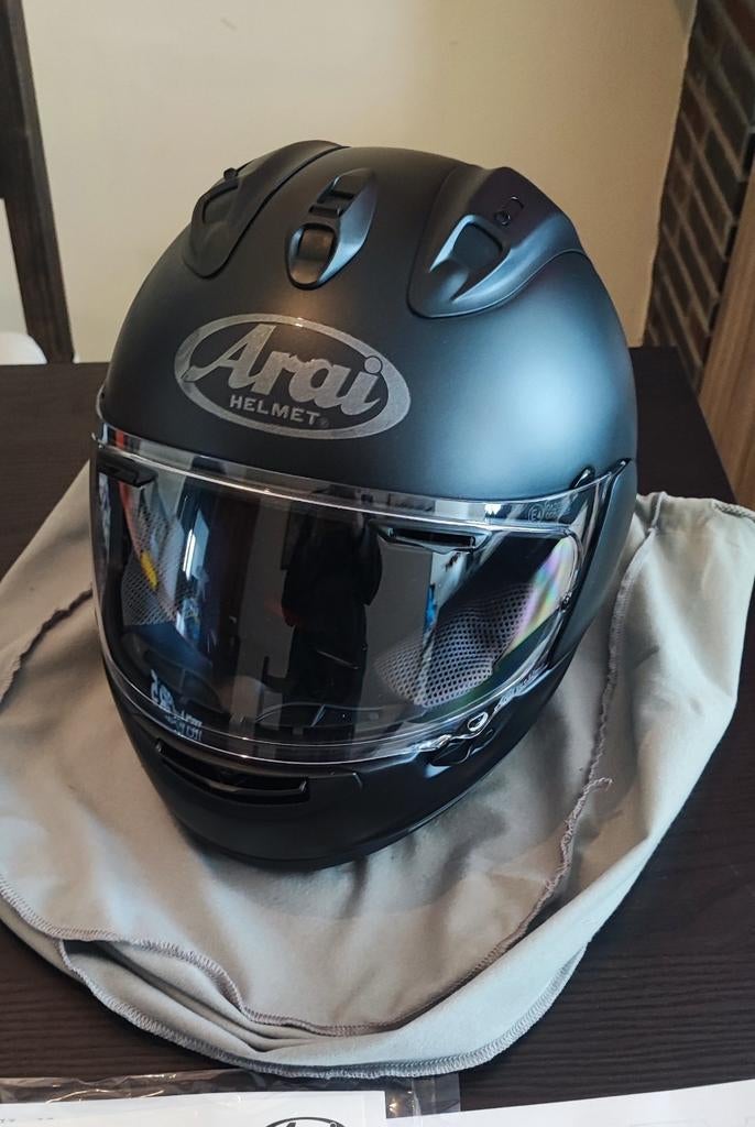 Helmet Arai RX-7V evo black frost matt, Motoren, Ophalen, M, Arai, Integraalhelm