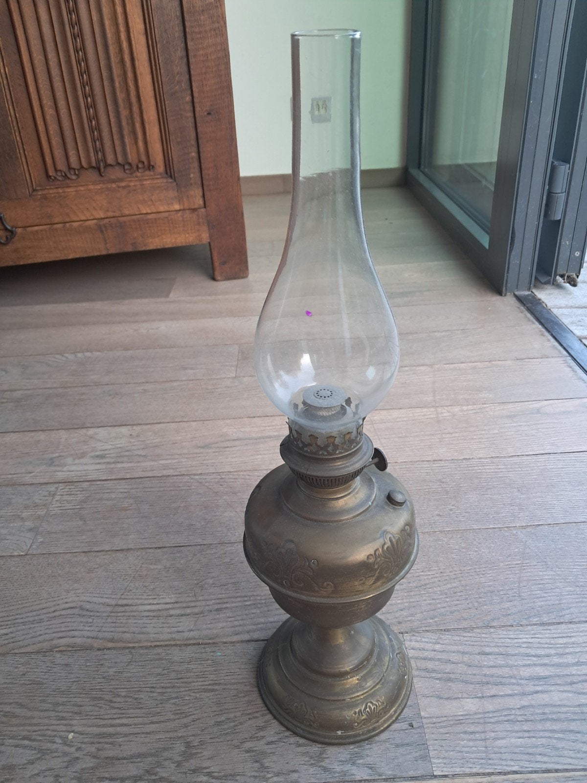 Koperen olielamp, Ophalen of Verzenden