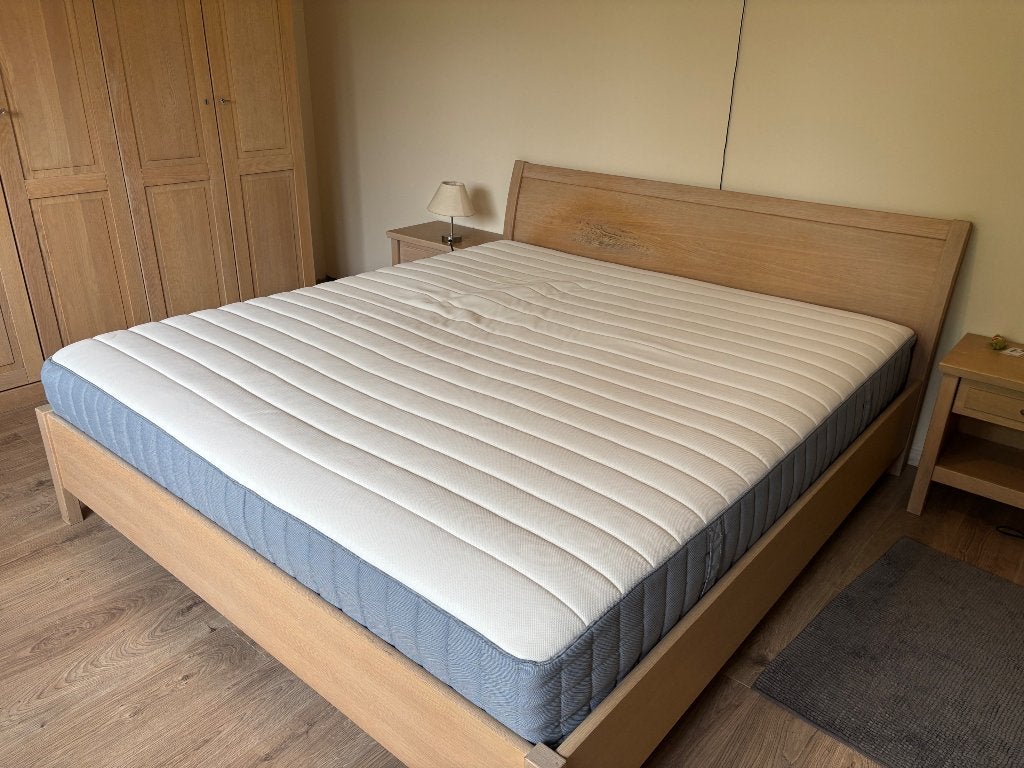 IKEA Matras + lattenbodems 180x200, Huis en Inrichting, Ophalen, Matras, 180 cm, 200 cm