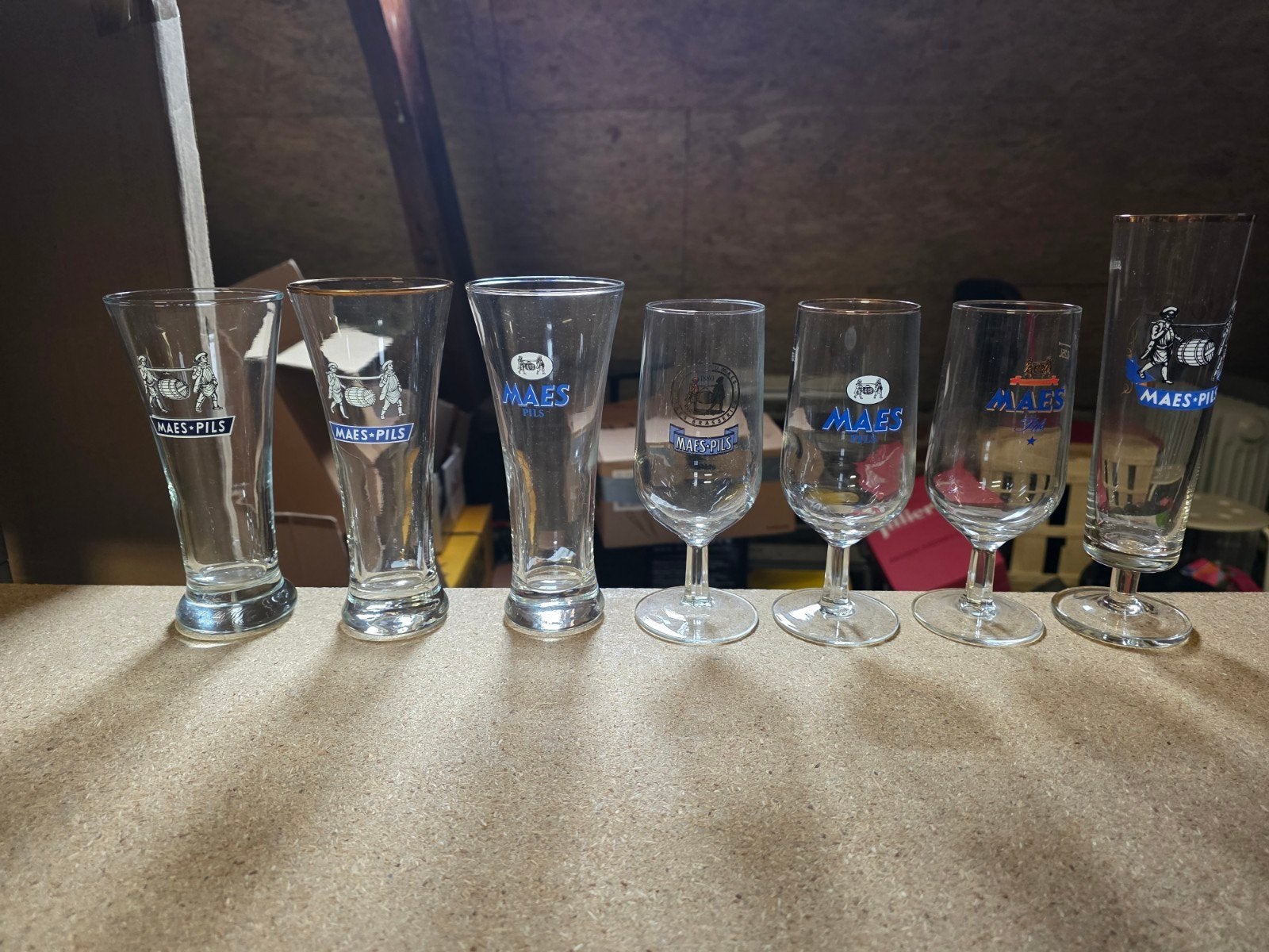 Bieren maes pils collectie, Verzamelen, Ophalen, Zo goed als nieuw