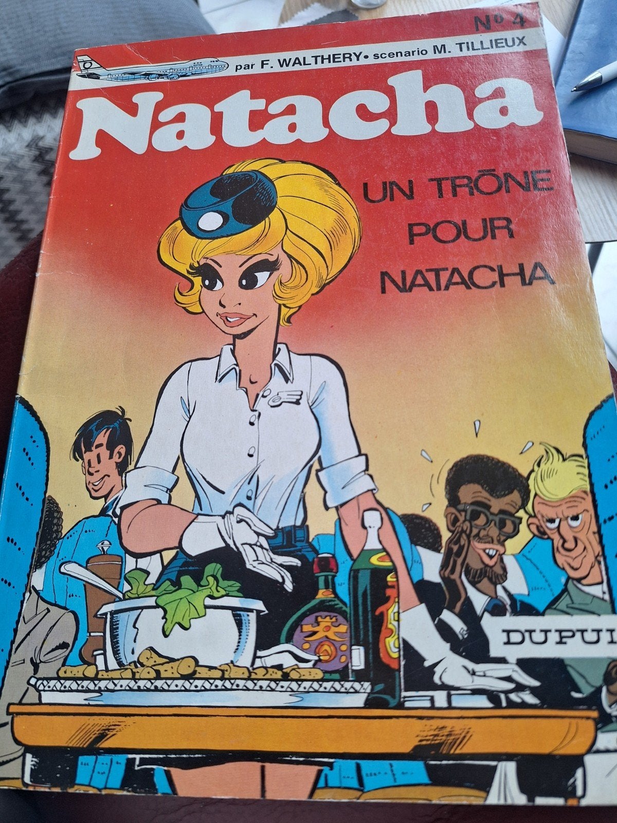 Natacha 4 Un Trône pour Natacha 1981, Livres, BD, Une BD, Enlèvement, Utilisé