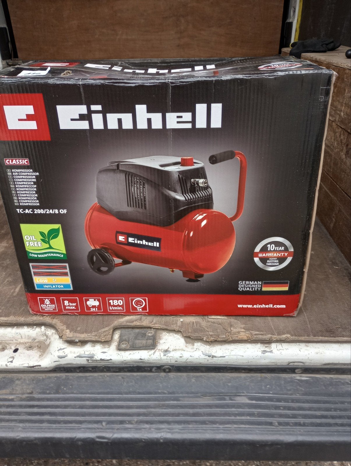 compressor nog nieuw in de doos, Doe-het-zelf en Bouw, Ophalen