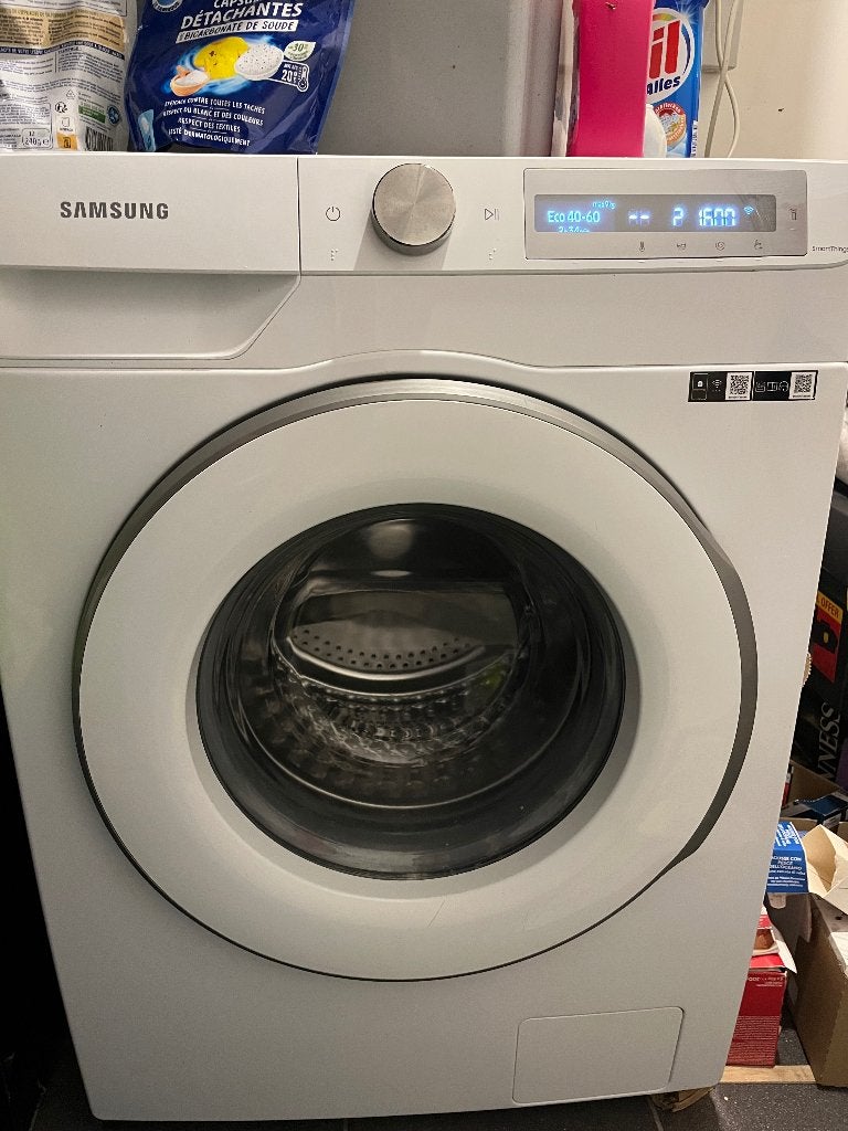 Machine à laver Samsung, 1200 à 1600 tours, Comme neuf, Chargeur frontal, Enlèvement