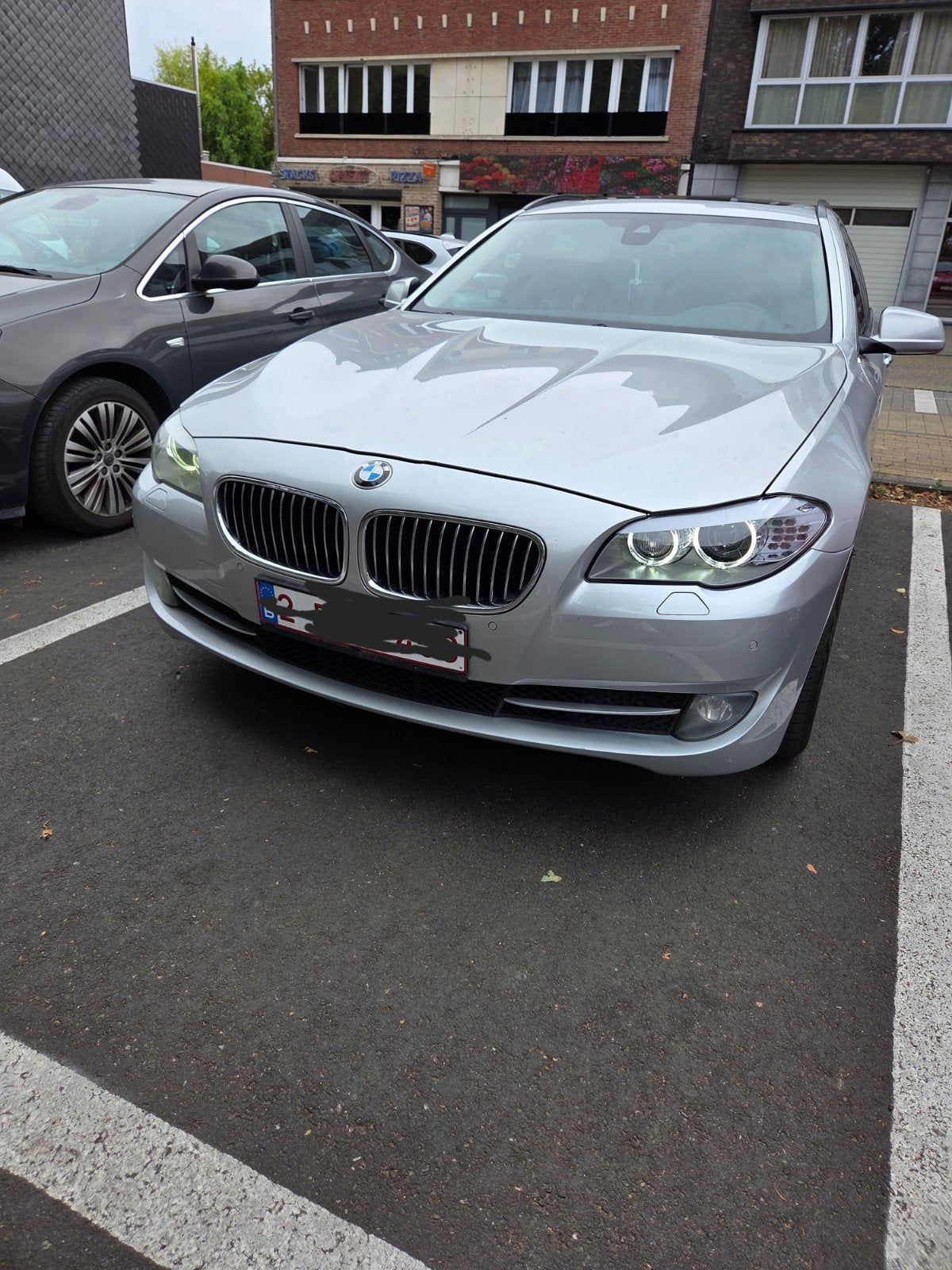 BMW 520d automaat, Auto's, Automaat, Achterwielaandrijving, Beige, Leder