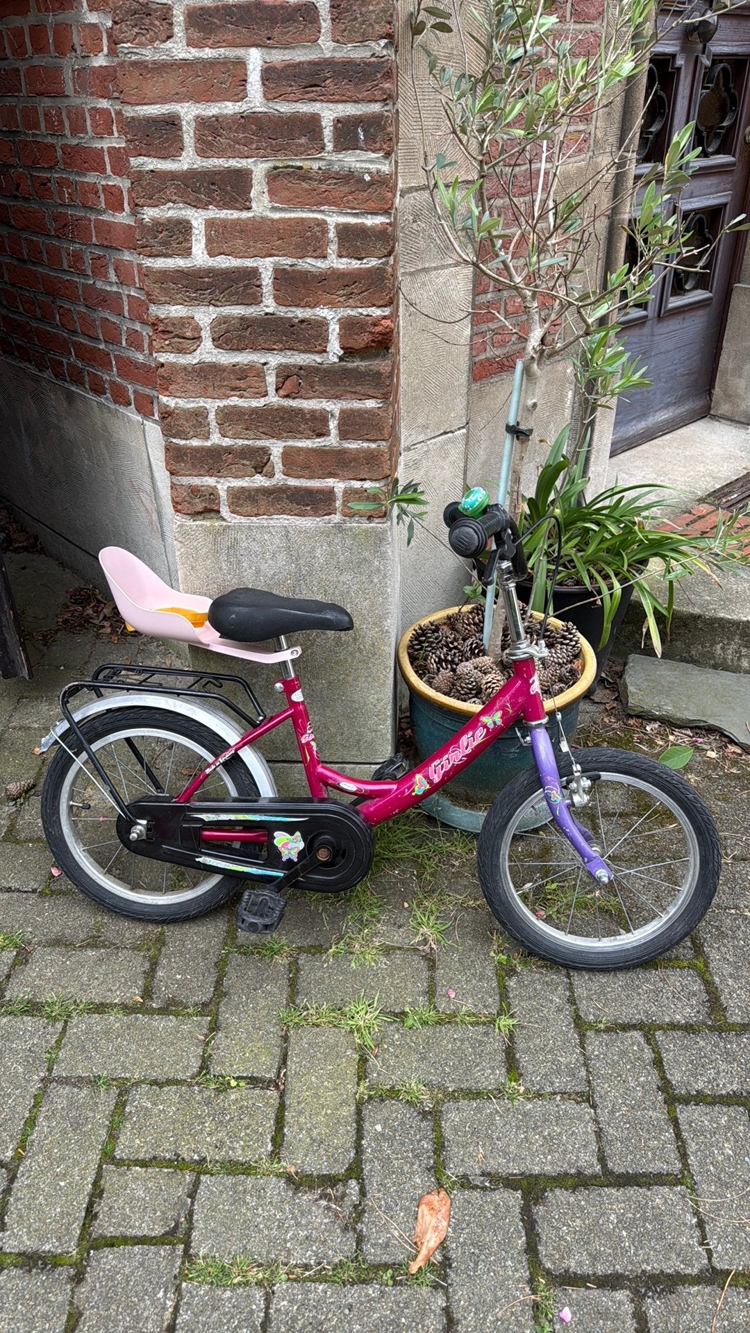Kinder fiets Girlie 16 inch made in Germany, Enlèvement, Comme neuf