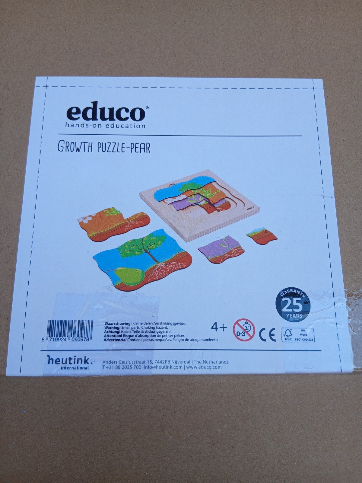 Educo puzzel, Kinderen en Baby's, Ophalen, Nieuw, Puzzelen