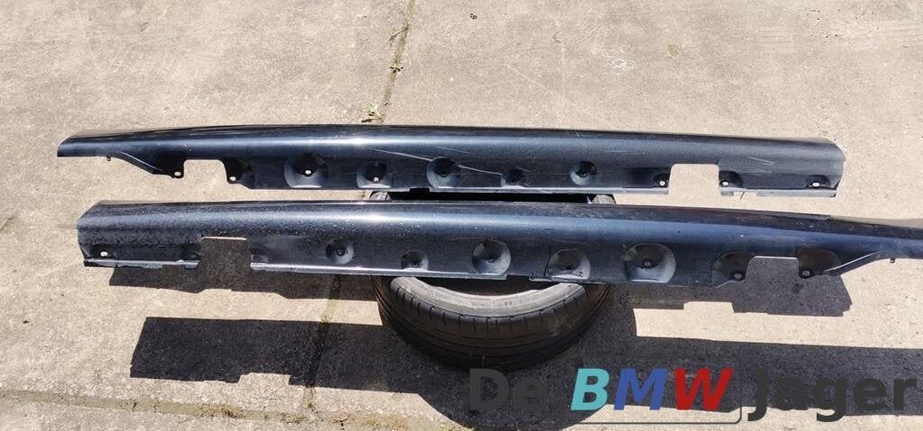 Sideskirt set zwart BMW 3-serie Compact E46 51717117895, Gebruikt, Ophalen of Verzenden, BMW, BMW