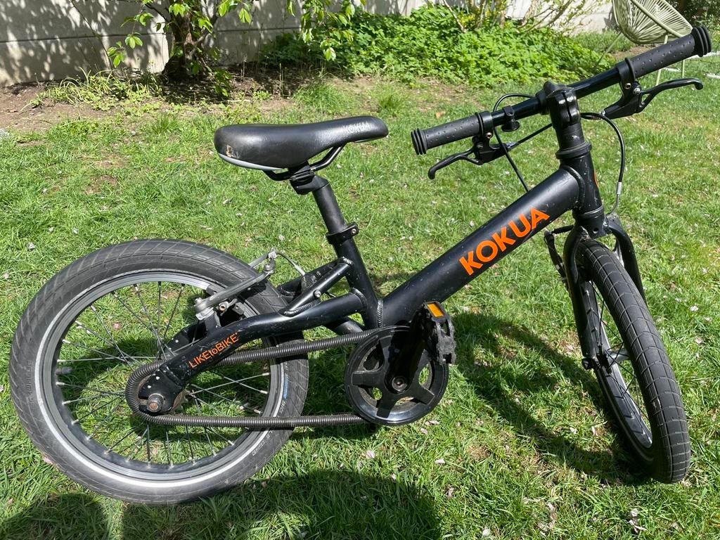 Kokua Liketobike 16inch zwart, Ophalen, Stuur 360° draaibaar, Aluminium, 16 tot 20 inch