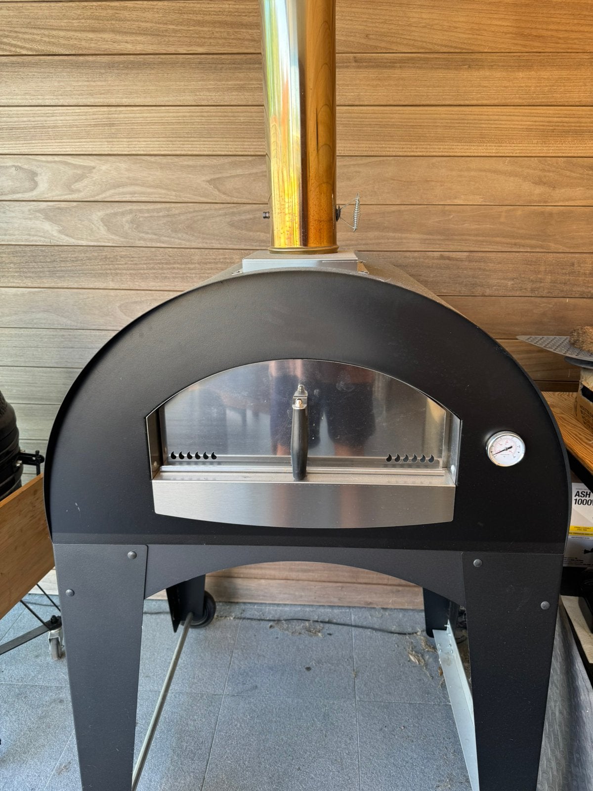 Pizzaoven hout, Tuin en Terras, Ophalen, Zo goed als nieuw