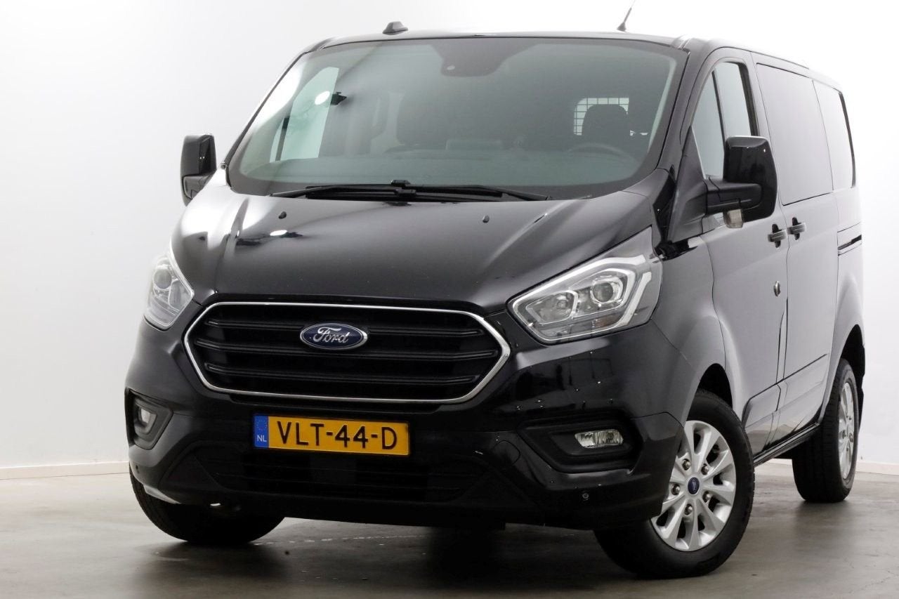 Ford Transit Custom 2.0 TDCI 130pk L1H1 Automaat D.C. Limite, Automaat, Parkeersensor, Zwart, Diesel