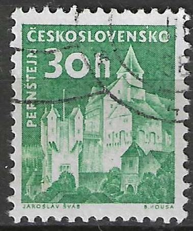 Tchécoslovaquie 1960/1963 - Yvert 1071 - Pernstyn (ST), Timbres & Monnaies, Timbres | Europe | Autre, Affranchi, Envoi