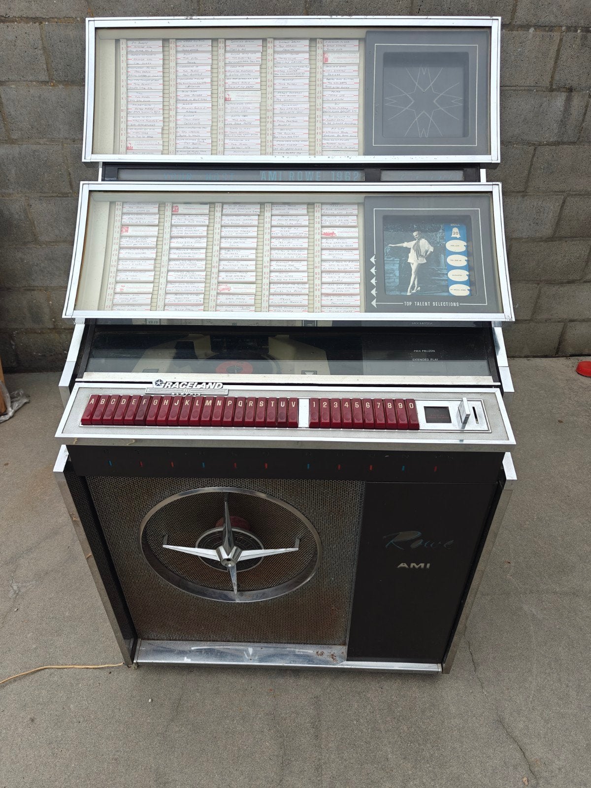 Rowe AMI JAL-200 jukebox 1962 – werkend + 100 platen, Verzamelen, Ophalen, Ami
