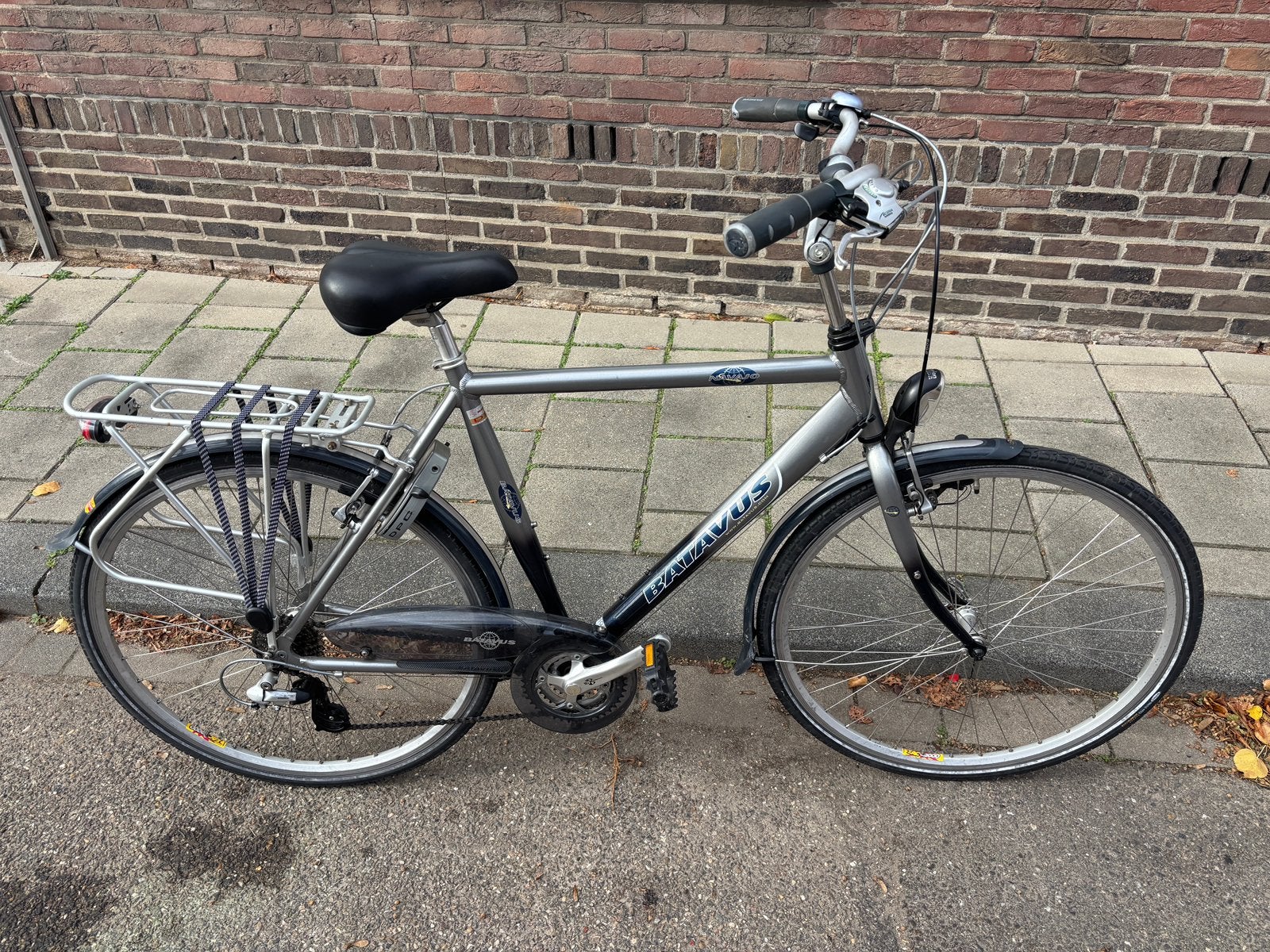 Batavus Herenfiets (57), Fietsen en Brommers, Ophalen, Gebruikt, Velgrem, Versnellingen