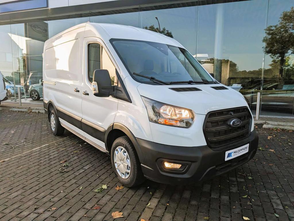 Ford Transit 2T Trend 310L L3H2 2.0TDCi 130pk (bj 2025), Auto's, Stof, Gebruikt, Euro 6, 4 cilinders