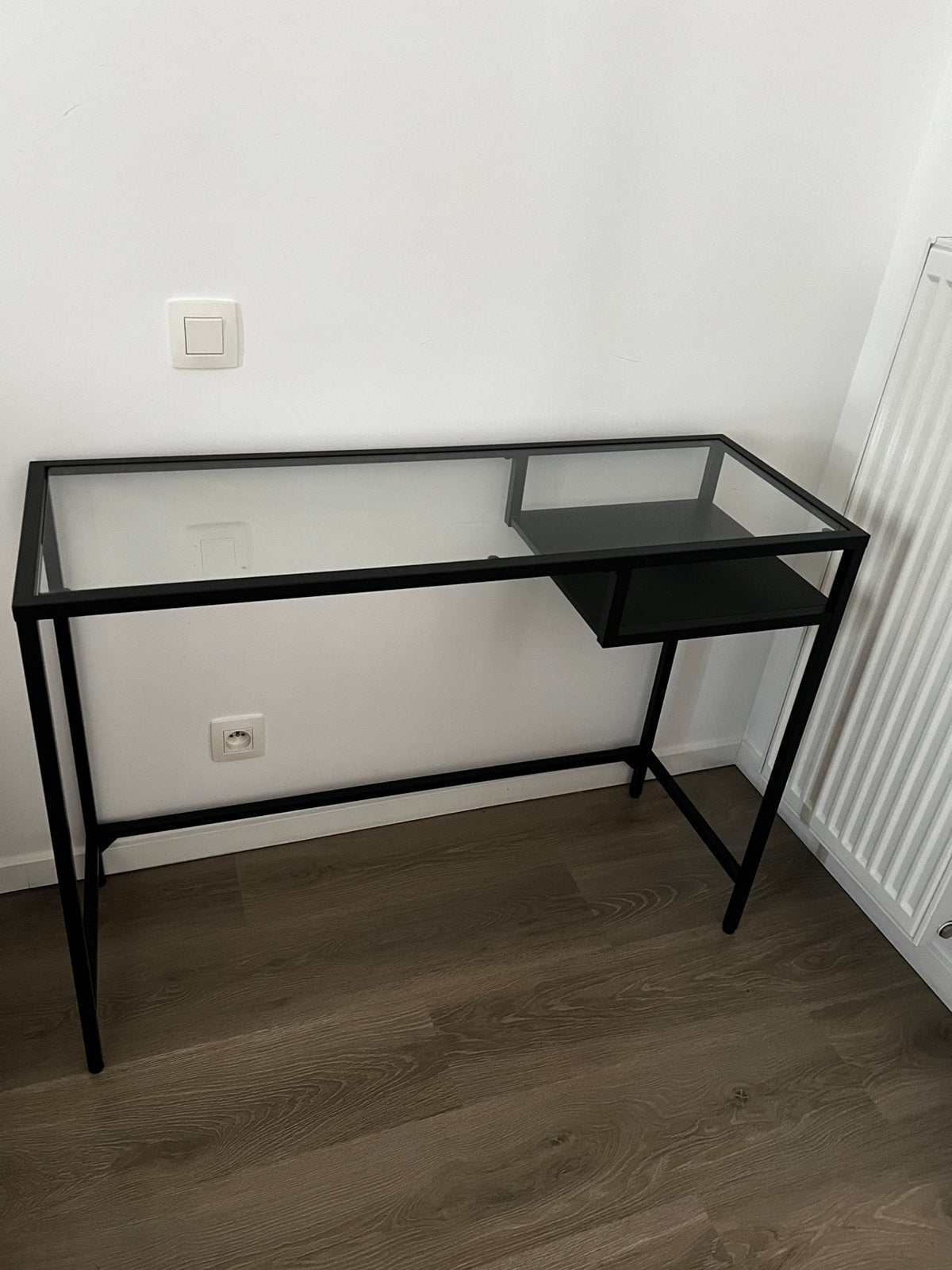 Bureau / coiffeuse, Maison & Meubles, Enlèvement, Comme neuf, Verre