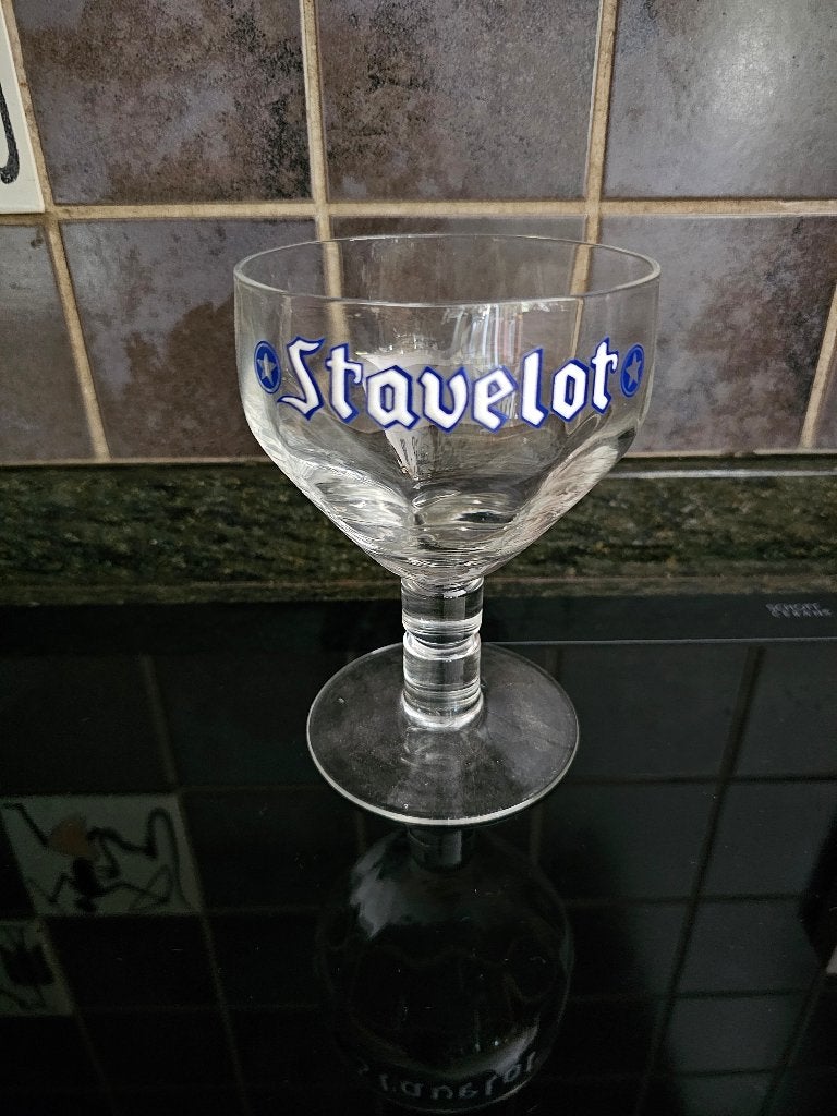 Stavelot glas emaillle, Ophalen of Verzenden, Zo goed als nieuw, Duvel