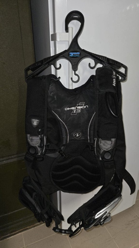 Aqualung BCD Dimension i3 XL, Watersport en Boten, Duiken, Zo goed als nieuw, Duikpak, Ophalen of Verzenden