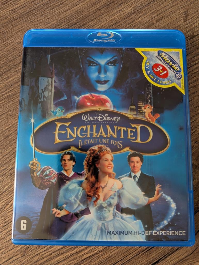 Enchanted (Blu-Ray), Cd's en Dvd's, Blu-ray, Verzenden, Zo goed als nieuw, Kinderen en Jeugd