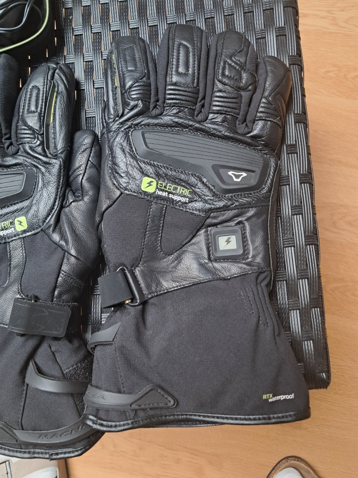 gants chauffants en cuir, Enlèvement, Gants