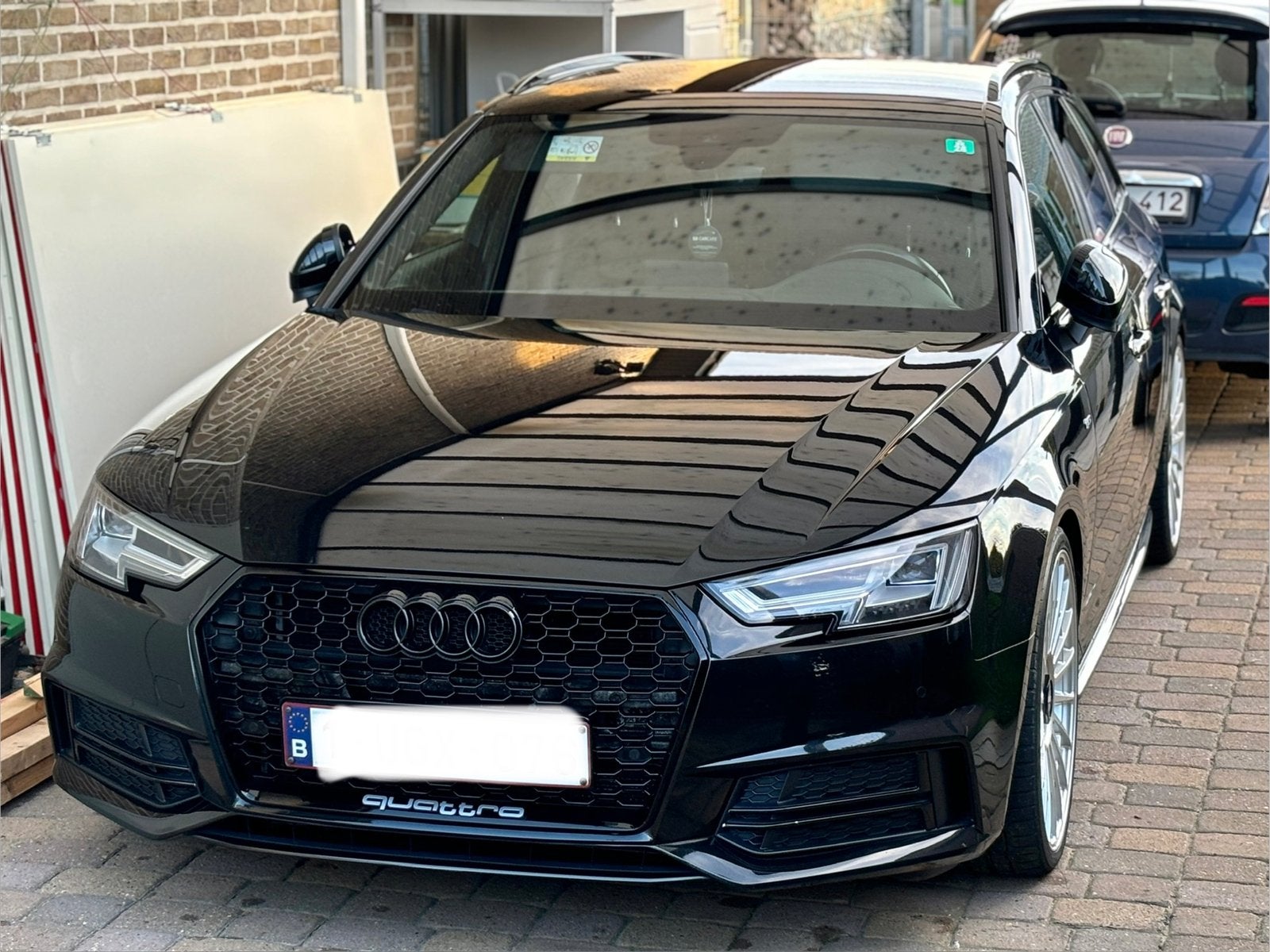 Audi A4 avant 2.0 tdi Quattro, Auto's, Automaat, 4 cilinders, A4, Zwart