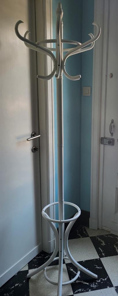 Witte houten kapstok, landelijke stijl, Huis en Inrichting, Woonaccessoires | Kapstokken, Ophalen