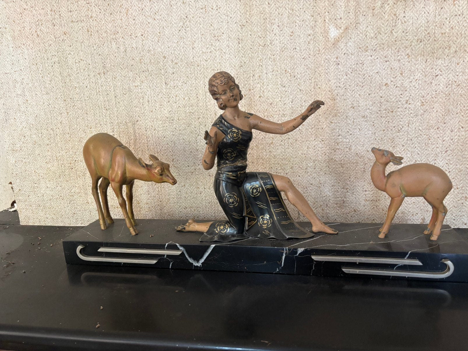 Art Deco sculptuur 1920, Ophalen, Gebruikt