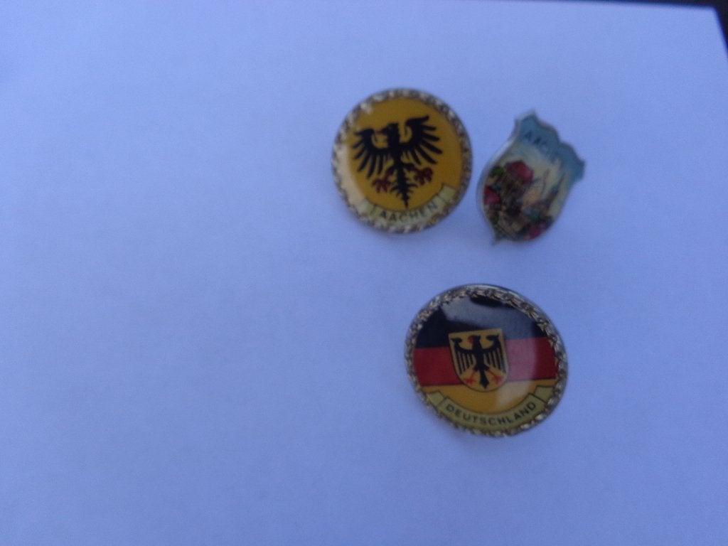 3 prachtige pins over Aken en Duitsland, Verzamelen, Ophalen