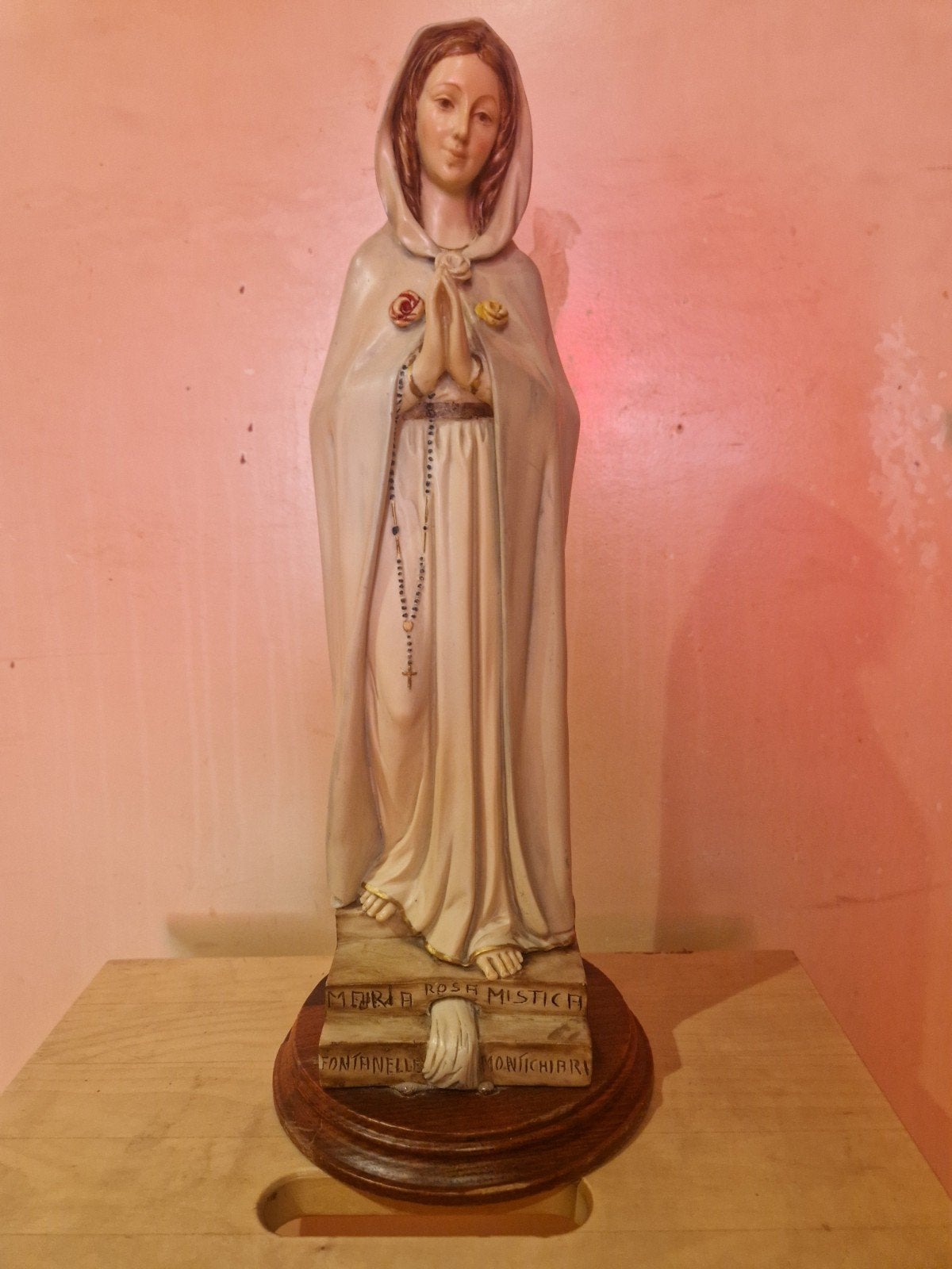 Maria beeld, Ophalen