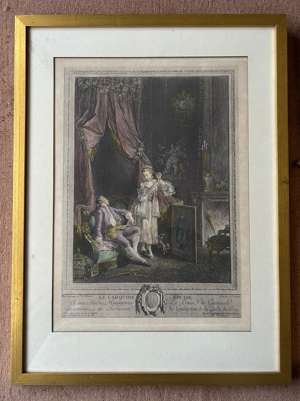 Klasieke tekening/ets, Antiek en Kunst, Ophalen of Verzenden, Ets
