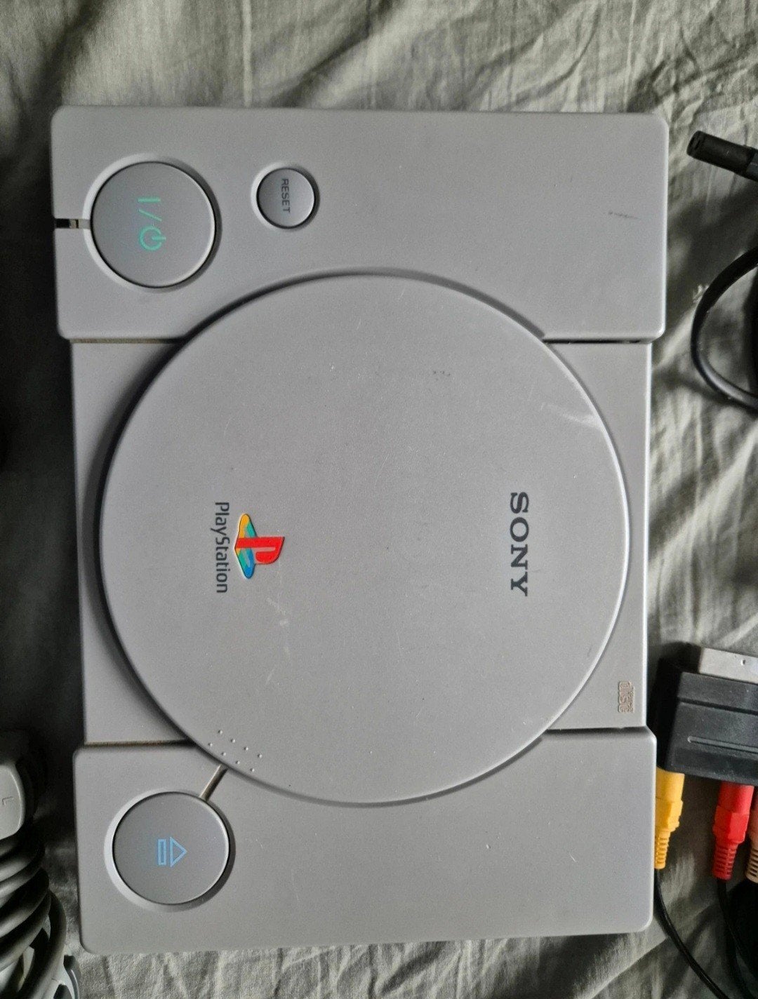 playstation 1 met 2 controllers, Ophalen of Verzenden, Gebruikt, Met 2 controllers, Met games