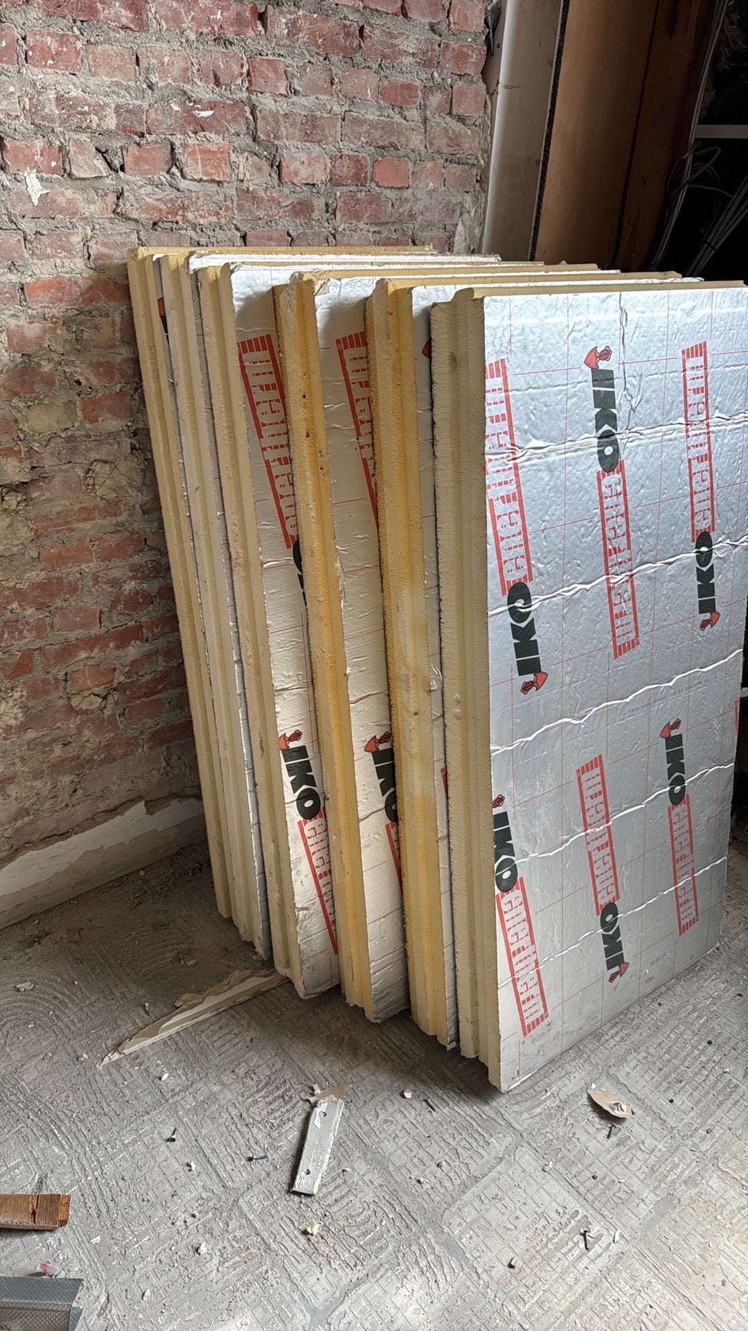 Isolatieplaten IKO PIR, Doe-het-zelf en Bouw, Isolatie en Afdichting, 5 tot 10 m², Zo goed als nieuw, Hardschuim (Pir), 8 tot 12 cm