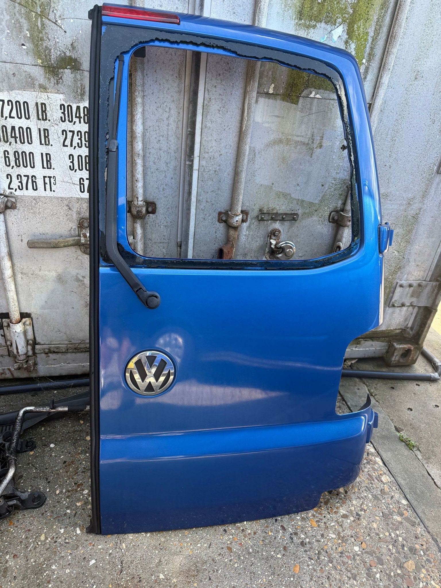 Volkswagen T5 achterdeur Rechts LB5A, Gebruikt, Volkswagen, Ophalen of Verzenden, Achter