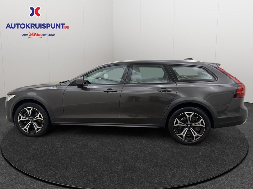 Volvo V90 2.0 B4 Cross Country Pro AWD Geartronic Leder GPS, Auto's, 197 pk, 145 kW, V90, Zilver of Grijs