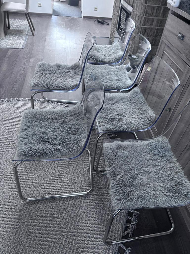 6 Stoelen met kussens, Auto diversen, Automatten, Ophalen, Zo goed als nieuw
