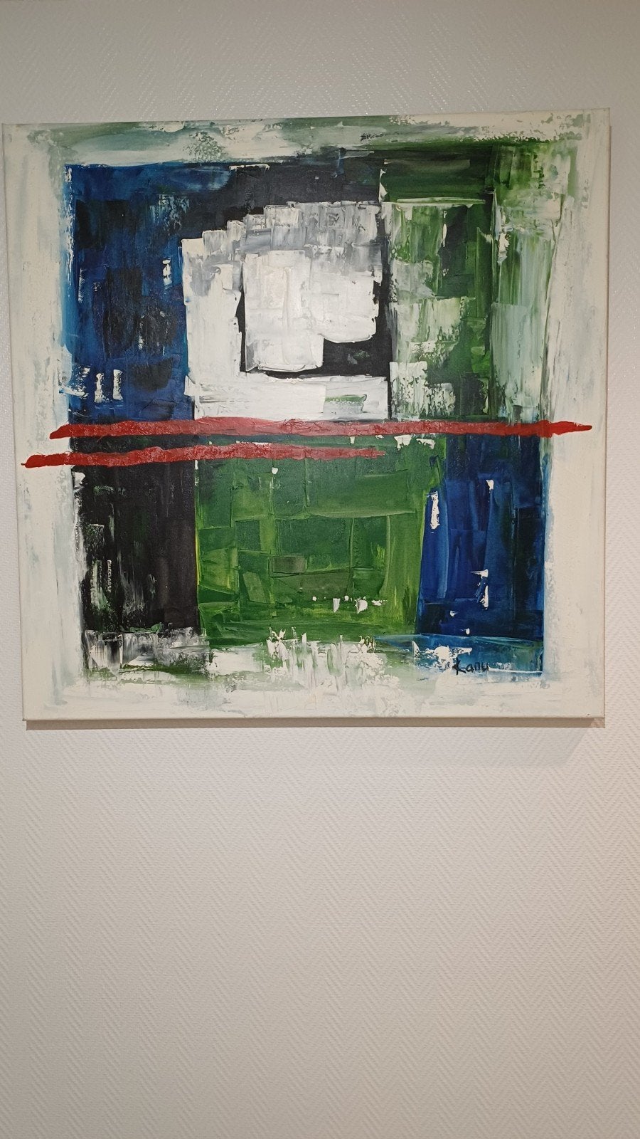 SCHILDERIJ OP DOEK   ( NIEUW ), Antiek en Kunst, Kunst | Schilderijen | Abstract, Ophalen