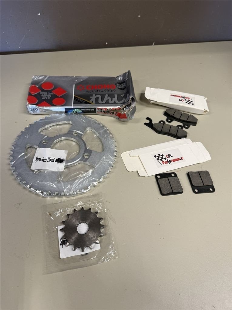 Remblok achter supermoto Tandwiel en ketting upgrade, Motoren, Accessoires | Overige, Ophalen of Verzenden, Nieuw