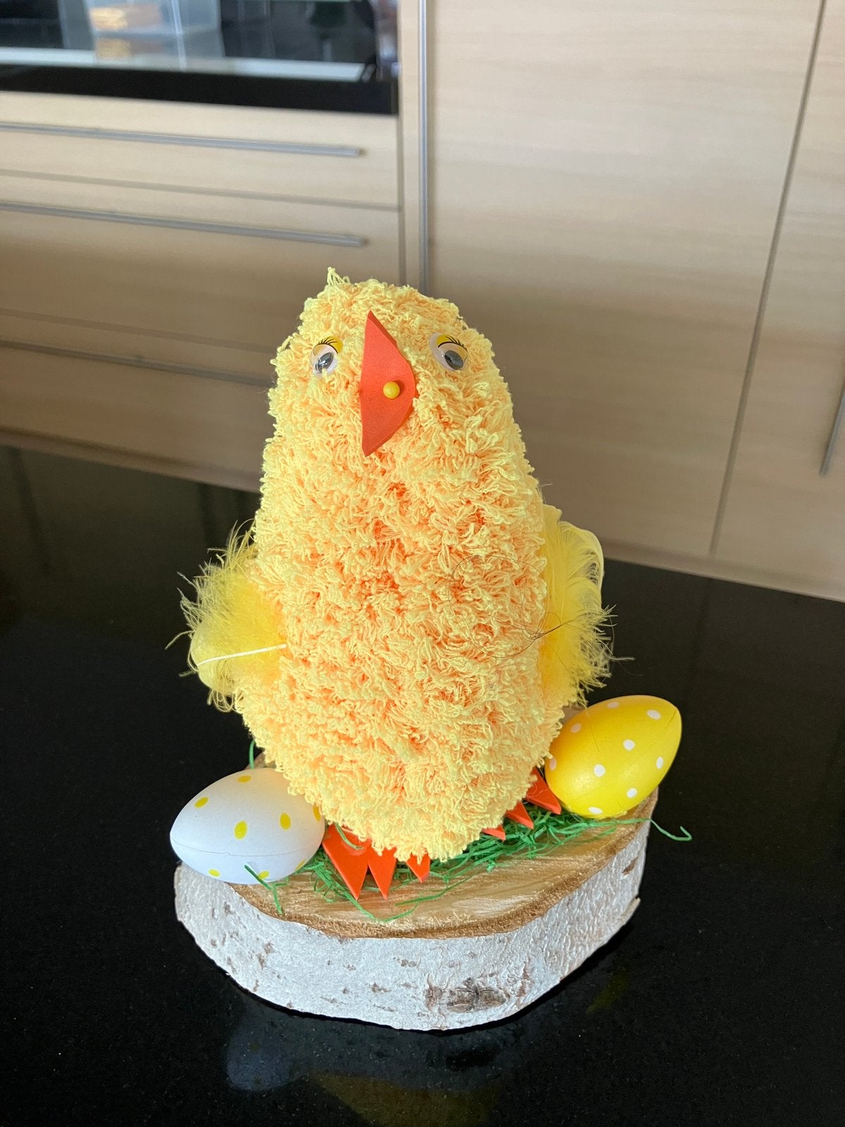 Paas kuiken, leuke handgemaakte DIY decoratie voor Pasen, Ophalen of Verzenden