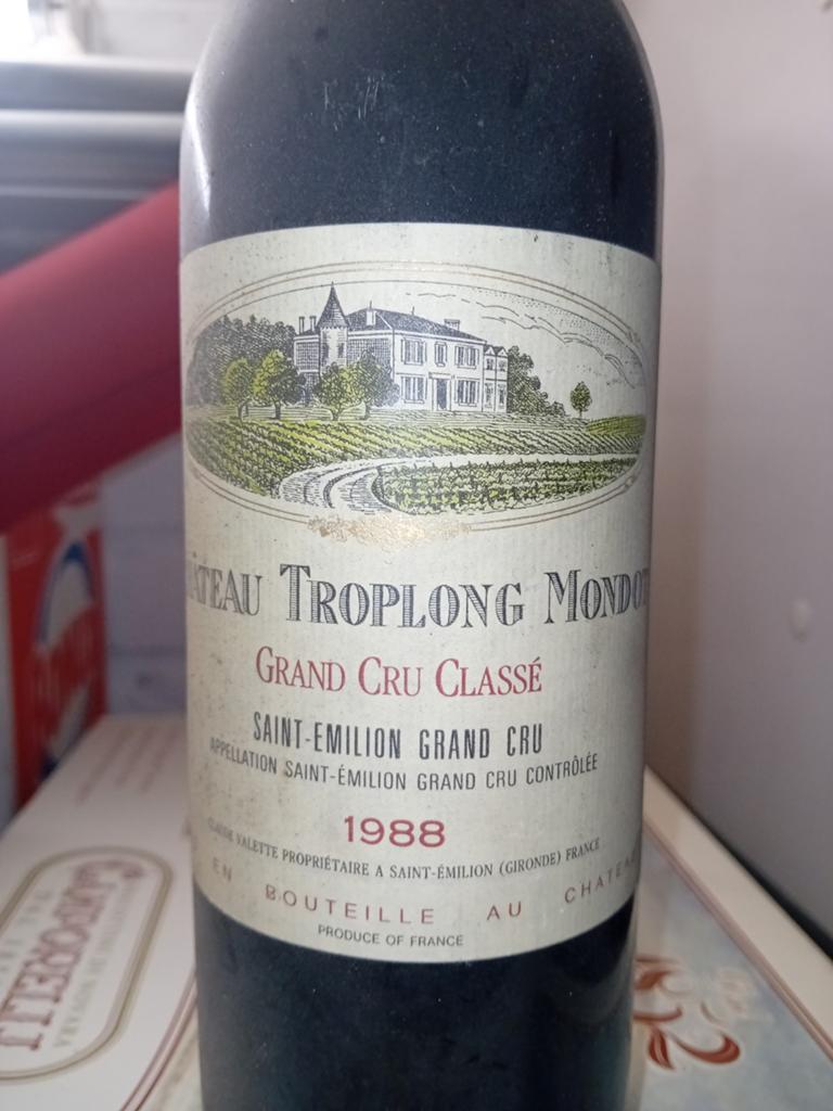 Château Troplong Mondot 1988., Verzamelen, Wijnen, Ophalen