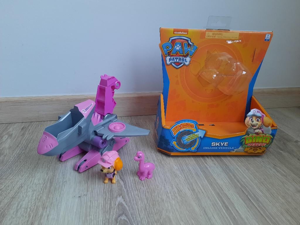 PAW Patrol, Dino Rescue Skye’s Deluxe, Ophalen, Zo goed als nieuw
