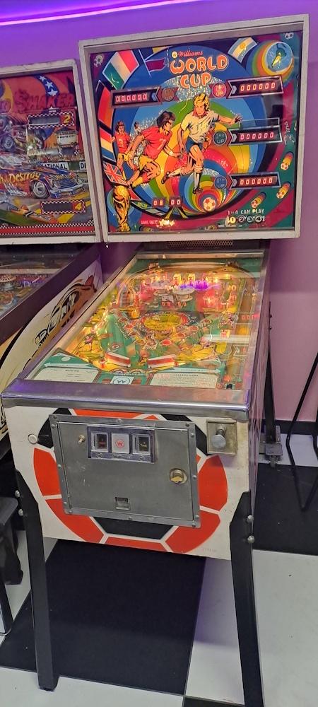 flipper World Cup, Flipper (jeu), Williams, Enlèvement, Utilisé