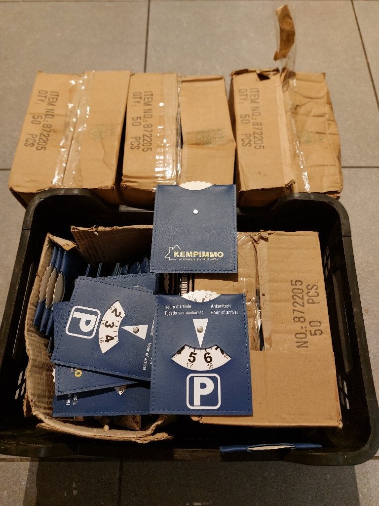 Parkeerkaarten 200-250    µ1u, Ophalen
