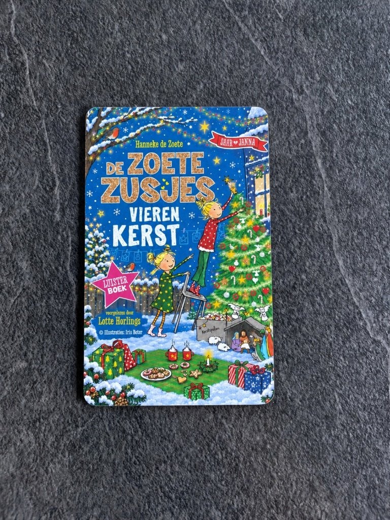 Yoto kaart - De Zoete Zusjes vieren kerst, Ophalen of Verzenden, Nieuw, Taal en Lezen, Met geluid
