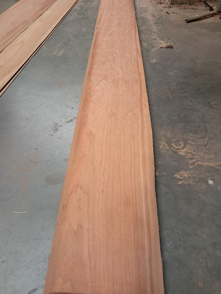 Placage bois merisier français, Bricolage & Construction, Bois & Planches, Enlèvement, Neuf, Moins de 25 mm, 300 cm ou plus