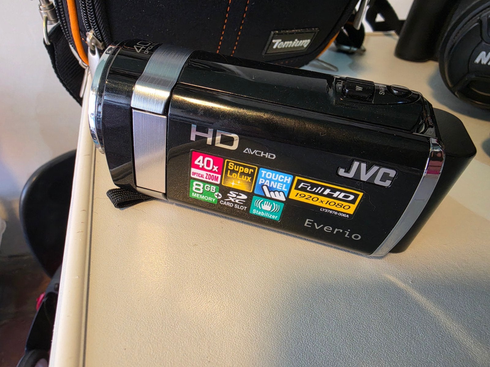 Jvc camera, Audio, Tv en Foto, Ophalen, Externe microfoon, JVC, Zo goed als nieuw