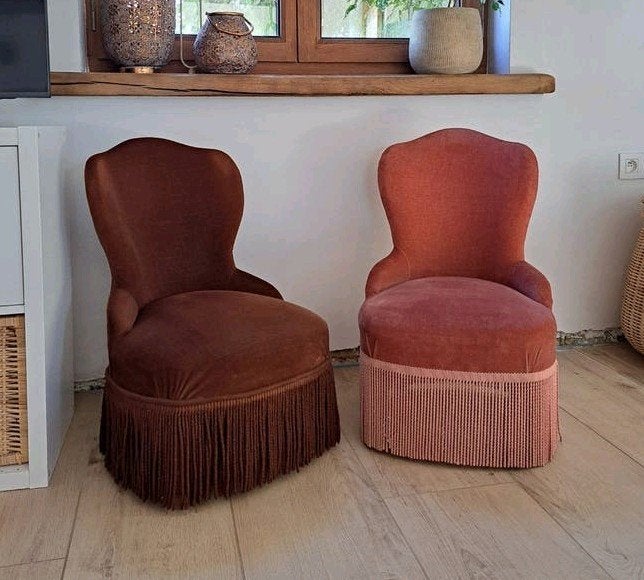 2 authentieke crapaud kinderfauteuils, Enlèvement
